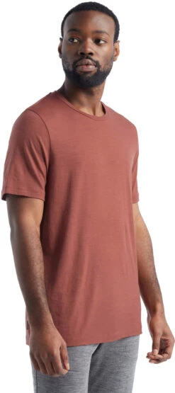 Icebreaker Tech Lite II Short Sleeve Tee - Men's|-|T-shirt à Manches Courtes Tech Lite II - Homme -Icebreaker ICE IB0A59IY 7E 7EFront1 20Grape