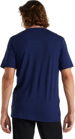 Icebreaker Tech Lite II Move To Natural Mountain SS Tee - Men's|-|T-shirt à Manches Courtes Move To Natural Mountain De Tech Lite II - Homme -Icebreaker ICE IB0A59J3 7E 7EBack 20Royal 20Navy