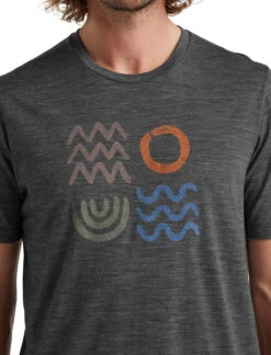 Icebreaker Tech Lite II Nature Components SS Tee - Men's|-|T-shirt à Manches Courtes Nature Components De Tech Lite II - Homme -Icebreaker ICE IB0A59J5 7E 7EDetail1 20Gritstone 20Heather