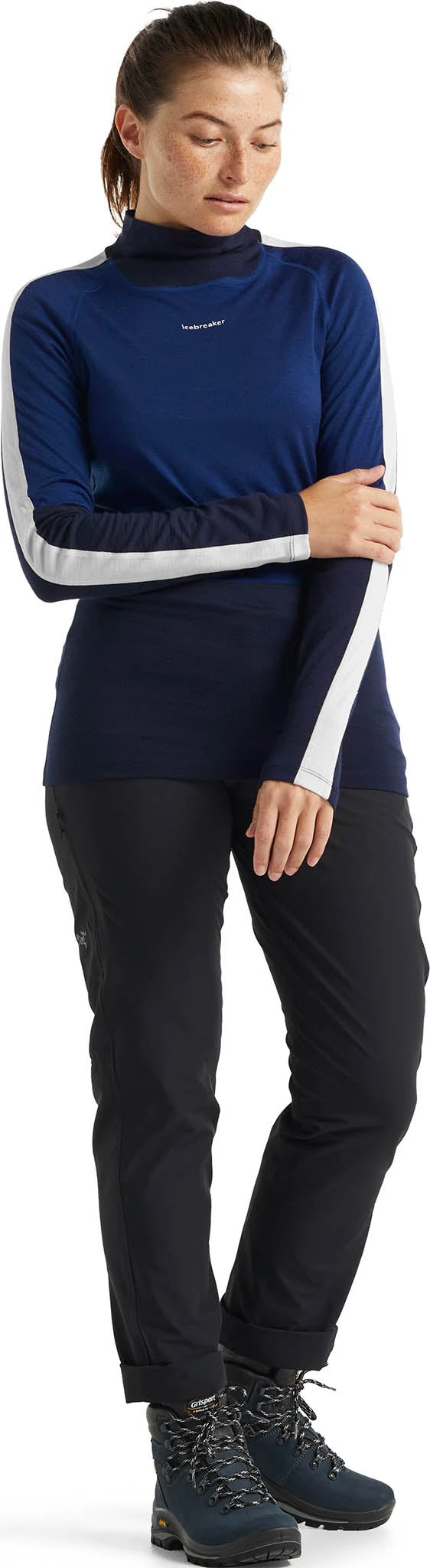 Icebreaker 200 Sonebula LS Crewe Base Layer Top - Women's|-|Couche De Base à Manches Longues Et Col Rond 200 Sonebula - Femme 6 Icebreaker 200 Sonebula LS Crewe Base Layer Top - Women's|-|Couche De Base à Manches Longues Et Col Rond 200 Sonebula - Femme - Image 4