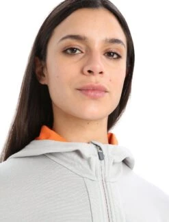 Icebreaker Quantum III LS Zip Hoodie - Women's|-|Chandail Quantum III LS - Femme -Icebreaker ICE IB0A59JW 7E 7EDetail1 20Ether 20 20Flash 094415fb 572f 488f 8f58 6477a57cb3bb