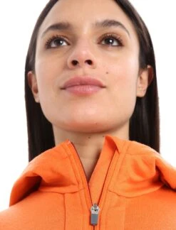 Icebreaker Quantum III LS Zip Hoodie - Women's|-|Chandail Quantum III LS - Femme -Icebreaker ICE IB0A59JW 7E 7EDetail1 20Flash 20 20Cherry b2beeed4 8b51 4991 8d46 d3560ca63ae1