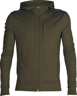Icebreaker Quantum III Long Sleeve Zip Hoodie - Men's|-|Chandail Glissière à Capuchon Et Manches Longues Quantum III - Homme