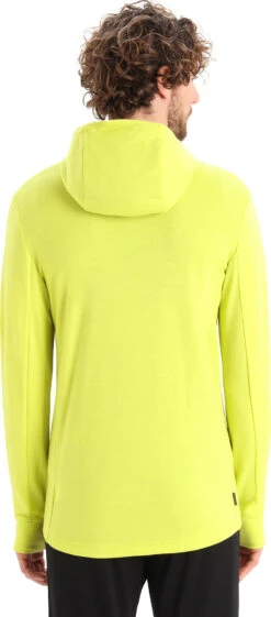 Icebreaker Quantum III Long Sleeve Zip Hoodie - Men's|-|Chandail Glissière à Capuchon Et Manches Longues Quantum III - Homme -Icebreaker ICE IB0A59JX 7E 7EBack 20Shine 20 20Clove 7053a339 5fa0 4c12 8cd8 4c7f7a2c0766