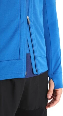 Icebreaker Quantum III Long Sleeve Zip Hoodie - Men's|-|Chandail Glissière à Capuchon Et Manches Longues Quantum III - Homme -Icebreaker ICE IB0A59JX 7E 7EDetai6 20Lazurite 20 20Royal 20Navy d757201f cfdc 4da3 bf6a 800d37ccf509