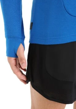 Icebreaker Quantum III Long Sleeve Zip Hoodie - Men's|-|Chandail Glissière à Capuchon Et Manches Longues Quantum III - Homme -Icebreaker ICE IB0A59JX 7E 7EDetail7 20Lazurite 20 20Royal 20Navy 701b39ac bf60 4cb1 9406 4fa169243e73