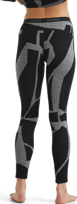 Icebreaker 250 Vertex Fractured Landscapes Leggings - Women's|-|Legging Fractured Landscapes De 250 Vertex - Femme 21 Icebreaker 250 Vertex Fractured Landscapes Leggings - Women's|-|Legging Fractured Landscapes De 250 Vertex - Femme -Icebreaker ICE IB0A59KA 7E 7EBack 20Black