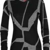 Icebreaker 250 Vertex Fractured Landscapes LS Crewe Base Layer - Women's|-|Couche De Base à Col Rond Et Manches Longues Fractured Landscapes De 250 Vertex - Femme -Icebreaker ICE IB0A59KF 7EBlack
