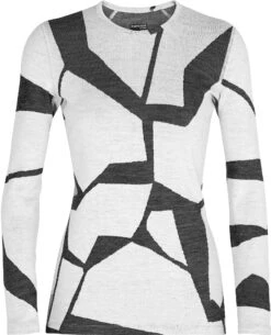 Icebreaker 250 Vertex Fractured Landscapes LS Crewe Base Layer - Women's|-|Couche De Base à Col Rond Et Manches Longues Fractured Landscapes De 250 Vertex - Femme -Icebreaker ICE IB0A59KF 7ESnow
