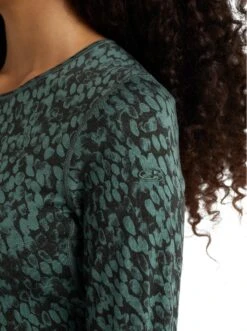 Icebreaker 200 Oasis Forest Shadows LS Crewe Baselayer - Women's|-|Couche De Base à Manches Longues Forest Shadows De 200 Oasis - Femme -Icebreaker ICE IB0A59KR 7E 7EDetail2 20Sage