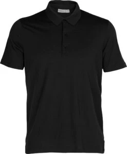 Icebreaker Merino Tech Lite II Short Sleeve Polo - Men's|-|Polo Tech Lite II En Laine Mérinos - Homme -Icebreaker ICE IB0A59LC 7EBlack