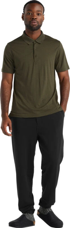 Icebreaker Merino Tech Lite II Short Sleeve Polo - Men's|-|Polo Tech Lite II En Laine Mérinos - Homme -Icebreaker ICE IB0A59LC 7E 7EStandard 20Outfit 20Loden