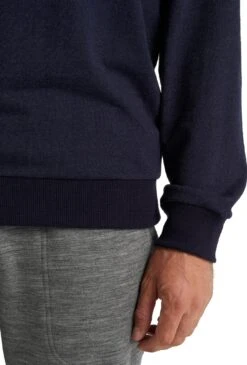 Icebreaker Central LS Sweatshirt - Men's|-|Chandail à Capuchon à Manches Longues Central - Homme -Icebreaker ICE IB0A59LG 7E 7EDetail2 20Midnight 20Navy