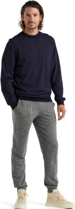 Icebreaker Central LS Sweatshirt - Men's|-|Chandail à Capuchon à Manches Longues Central - Homme -Icebreaker ICE IB0A59LG 7E 7EStandard 20Outfit 20Midnight 20Navy