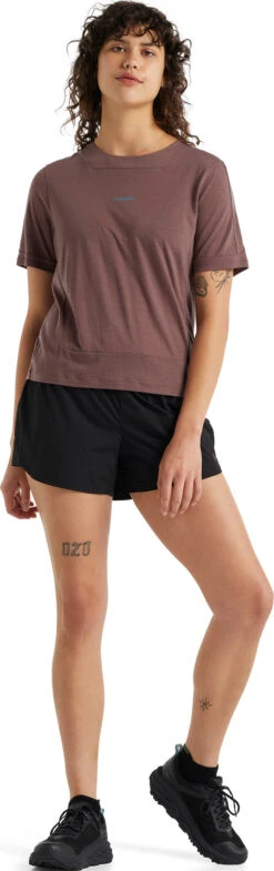 Icebreaker ZoneKnit SS Tee - Women's|-|T-shirt à Manches Courtes ZoneKnit - Femme -Icebreaker ICE IB0A59LJ 7E 7EStandard 20Outfit 20Mink