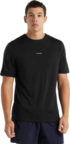 Icebreaker Meteroa Short Sleeve Tee - Men's|-|T-shirt à Manches Courtes Meteroa - Homme -Icebreaker ICE IB0A59LK 7E 7EFront 20Black