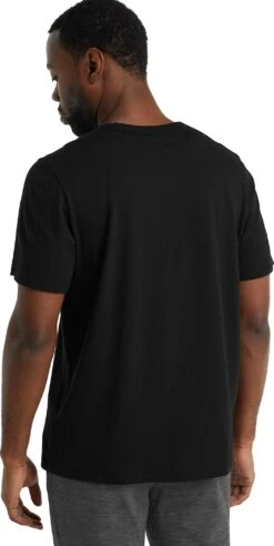 Icebreaker Central SS Tee - Men's|-|T-shirt à Manches Courtes Central - Homme 30 Icebreaker Central SS Tee - Men's|-|T-shirt à Manches Courtes Central - Homme -Icebreaker ICE IB0A59LP 7E 7EBack 20Black