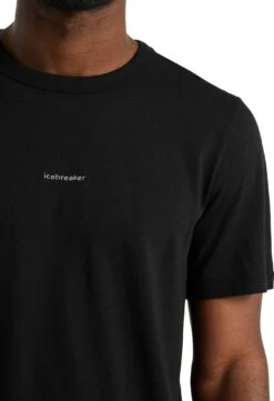 Icebreaker Central SS Tee - Men's|-|T-shirt à Manches Courtes Central - Homme 26 Icebreaker Central SS Tee - Men's|-|T-shirt à Manches Courtes Central - Homme -Icebreaker ICE IB0A59LP 7E 7EDetail1 20Black