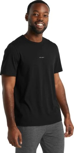 Icebreaker Central SS Tee - Men's|-|T-shirt à Manches Courtes Central - Homme 38 Icebreaker Central SS Tee - Men's|-|T-shirt à Manches Courtes Central - Homme -Icebreaker ICE IB0A59LP 7E 7EFront 20Black