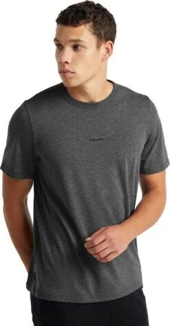 Icebreaker Central SS Tee - Men's|-|T-shirt à Manches Courtes Central - Homme 35 Icebreaker Central SS Tee - Men's|-|T-shirt à Manches Courtes Central - Homme -Icebreaker ICE IB0A59LP 7E 7EFront 20Gritstone 20Heather