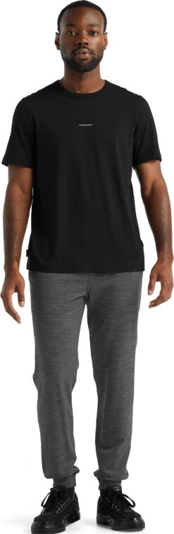 Icebreaker Central SS Tee - Men's|-|T-shirt à Manches Courtes Central - Homme 28 Icebreaker Central SS Tee - Men's|-|T-shirt à Manches Courtes Central - Homme -Icebreaker ICE IB0A59LP 7E 7EStandard 20Outfit 20Black