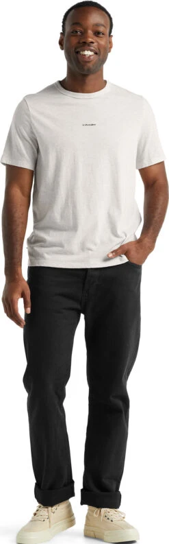 Icebreaker Central SS Tee - Men's|-|T-shirt à Manches Courtes Central - Homme 37 Icebreaker Central SS Tee - Men's|-|T-shirt à Manches Courtes Central - Homme -Icebreaker ICE IB0A59LP 7E 7EStandard 20Outfit 20Ecru 20Heather