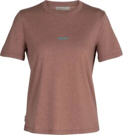 Icebreaker Central SS Tee - Women's|-|T-shirt à Manches Courtes Central - Femme -Icebreaker ICE IB0A59LT 7EMink
