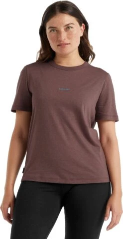 Icebreaker Central SS Tee - Women's|-|T-shirt à Manches Courtes Central - Femme -Icebreaker ICE IB0A59LT 7E 7EFront 20Mink