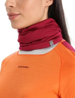 Icebreaker Flexi Chute Merino Headwear - Unisex|-|Cache-cou En Laine Mérinos Flexi Chute - Unisexe -Icebreaker ICE IB100962 7E 7ESide2 20Cherry 4811989a e13b 4fc9 a78d 631027f0ceac