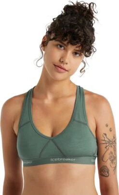 Icebreaker Sprite Racerback Bra - Women's |-|Brassière Sprite Racerback - Femme -Icebreaker ICE IB103020 7E 7EFront 20Sage 7f33edd0 38d6 46c9 ac18 d0f506856362