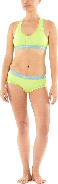 Icebreaker Sprite Hot Pants - Women's|-|Culotte Sprite Hot - Femme -Icebreaker ICE IB103023 7E 7EFront 20Aloe 09a3951f 1f9a 45b3 a187 c3dbeec8b77c