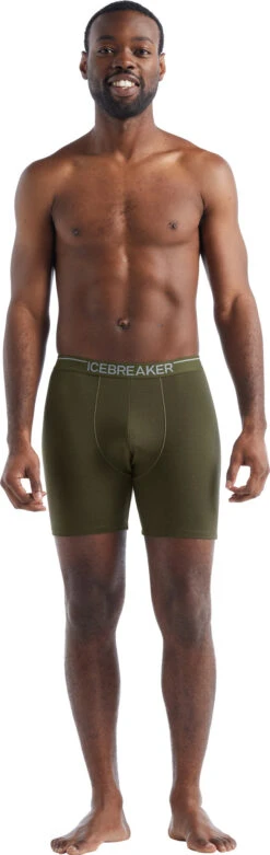 Icebreaker Anatomica Long Boxers - Men's|-|Boxeurs Longs Anatomica - Homme -Icebreaker ICE IB103055 7E 7EStandard 20Outfit 20Loden