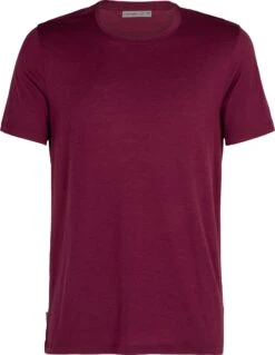 Icebreaker Tech Lite SS Crewe T-Shirt - Men's |-|T-shirt à Manches Courtes Et Col Rond Tech Lite - Homme -Icebreaker ICE IB103860 7EBrazilwood