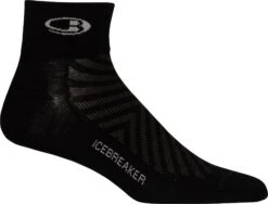 Icebreaker Run+ Ultralight Mini Socks - Men's|-|Bas Run+ Ultralight Mini - Homme -Icebreaker ICE IB104213 7EBlack