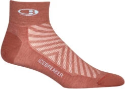 Icebreaker Run+ Ultralight Mini Socks - Men's|-|Bas Run+ Ultralight Mini - Homme -Icebreaker ICE IB104213 7EGrape 20 20Haze