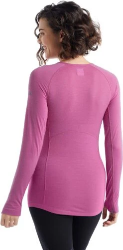 Icebreaker 150 Zone LS Crewe Baselayer Top - Women's|-|Couche De Base à Manches Longues Et Col Rond 150 Zone - Femme -Icebreaker ICE IB104331 7E 7EBack 20Cosmic b73e14c2 f831 4275 b153 1dbb701d96ce