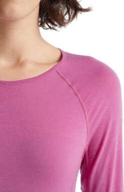 Icebreaker 150 Zone LS Crewe Baselayer Top - Women's|-|Couche De Base à Manches Longues Et Col Rond 150 Zone - Femme -Icebreaker ICE IB104331 7E 7EDetail2 20Cosmic