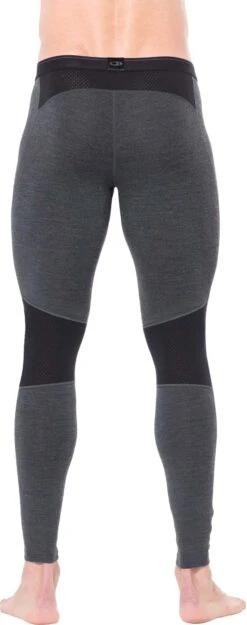 Icebreaker 260 Tech Zone Leggings - Men's|-|Legging 260 Zone Tech - Homme -Icebreaker ICE IB104364 7E 7EBack 20Jet 20Heather 20 20Black