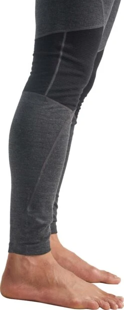 Icebreaker 260 Tech Zone Leggings - Men's|-|Legging 260 Zone Tech - Homme -Icebreaker ICE IB104364 7E 7EDetail2 20Jet 20Heather 20 20Black