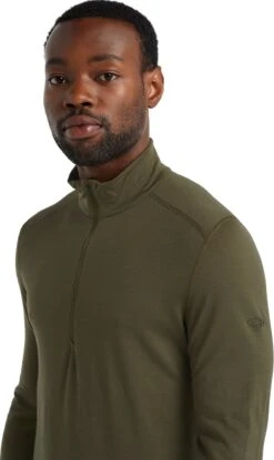 Icebreaker 200 Oasis LS Half Zip Base Layer - Men's|-|Couche De Base à Demi-glissière Et Manches Longues 200 Oasis - Homme -Icebreaker ICE IB104367 7E 7EDetail 20Loden