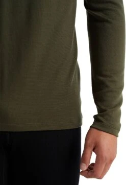 Icebreaker 260 Tech LS Half Zip Base Layer - Men's|-|Couche De Base à Demi-glissière Et Manches Longues 260 Tech - Homme -Icebreaker ICE IB104372 7E 7EDetail1 20Loden