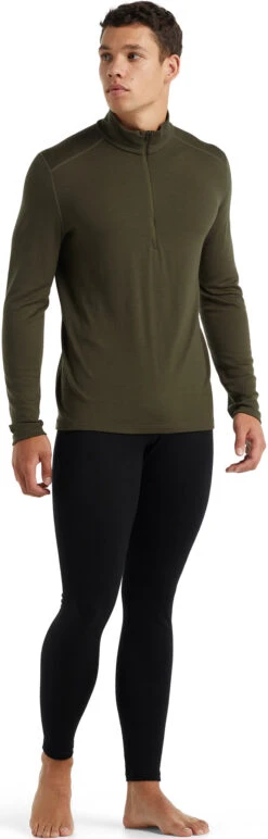 Icebreaker 260 Tech LS Half Zip Base Layer - Men's|-|Couche De Base à Demi-glissière Et Manches Longues 260 Tech - Homme -Icebreaker ICE IB104372 7E 7EStandard 20Outfit 20Loden
