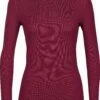 Icebreaker 260 Tech Merino Long Sleeve Crewe Thermal Top - Women's|-|Haut Thermique à Manches Longues Et Col Rond En Laine Mérinos 260 Tech - Femme -Icebreaker ICE IB104387 7ECherry
