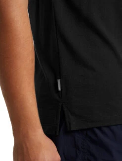 Icebreaker Sphere SS Crewe T-shirt - Men's |-|T-shirt à Manches Courtes Et Col Rond Sphere - Homme 18 Icebreaker Sphere SS Crewe T-shirt - Men's |-|T-shirt à Manches Courtes Et Col Rond Sphere - Homme -Icebreaker ICE IB104570 7E 7EDetail3 20Black