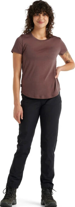 Icebreaker Sphere SS Low Crewe T-Shirt - Women's |-|T-shirt à Manches Courtes Et Col Rond Sphere Low - Femme -Icebreaker ICE IB104680 7E 7EStandard 20Outfit 20Mink