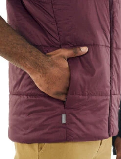 Icebreaker MerinoLoft™ Collingwood Vest - Men's|-|Gilet MerinoLoft™ Collingwood - Homme -Icebreaker ICE IB104753 7E 7EDetail 20Redwood