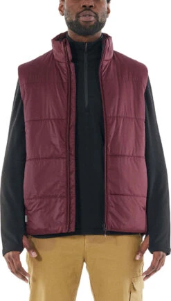 Icebreaker MerinoLoft™ Collingwood Vest - Men's|-|Gilet MerinoLoft™ Collingwood - Homme -Icebreaker ICE IB104753 7E 7EFront 20Redwood