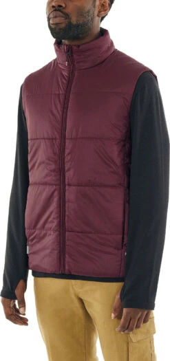 Icebreaker MerinoLoft™ Collingwood Vest - Men's|-|Gilet MerinoLoft™ Collingwood - Homme -Icebreaker ICE IB104753 7E 7ESide 20Redwood