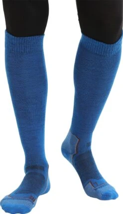 Icebreaker Ski+ Ultralight OTC Socks - Men's|-|Bas Ski+ Ultralight OTC - Homme -Icebreaker ICE IB104878 7E 7EFront 20Lazurite 20 20Espresso 20 20Ether