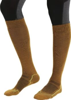 Icebreaker Ski+ Ultralight OTC Socks - Men's|-|Bas Ski+ Ultralight OTC - Homme -Icebreaker ICE IB104878 7E 7ESide1 20Clove 20 20Silent 20Gold 20 20Shine